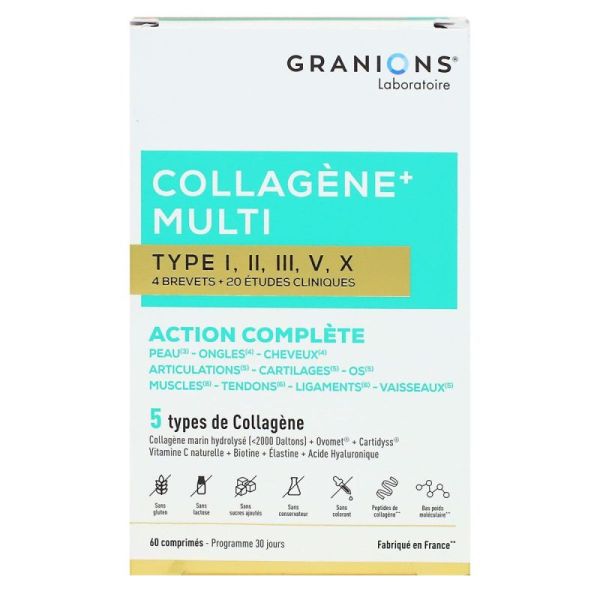 Granions Collagène multi action complète 60 comprimés