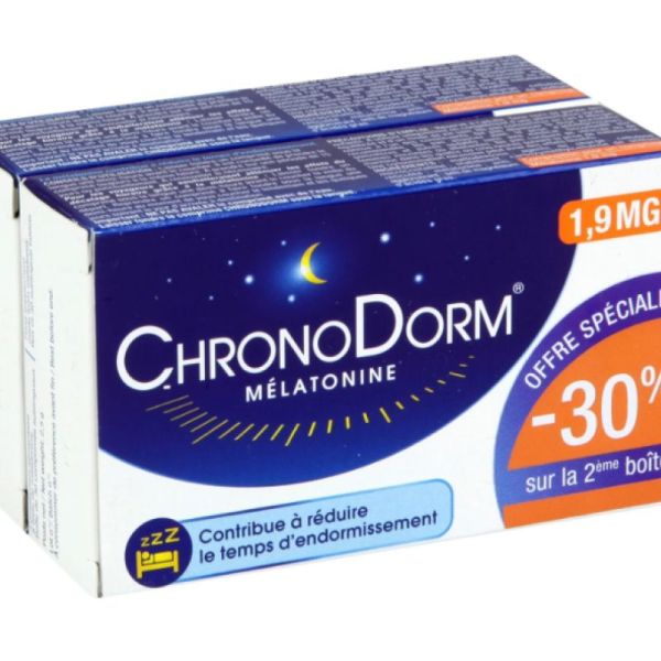 Chronodorm Melatonine 1,9Mg 30X2