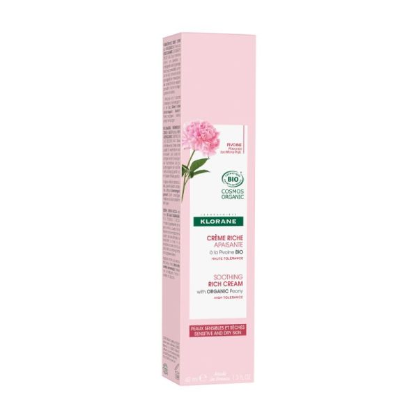 Klorane Creme Riche Apaisante Bio Tb40Ml