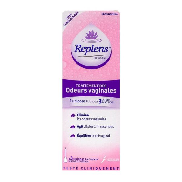 Replens Traitement Odeur Vaginale 3 Unido