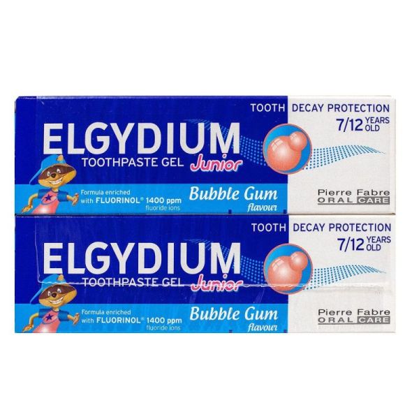 Elgydium Dent Enf Jun Bubble 7-12A 2X50Ml