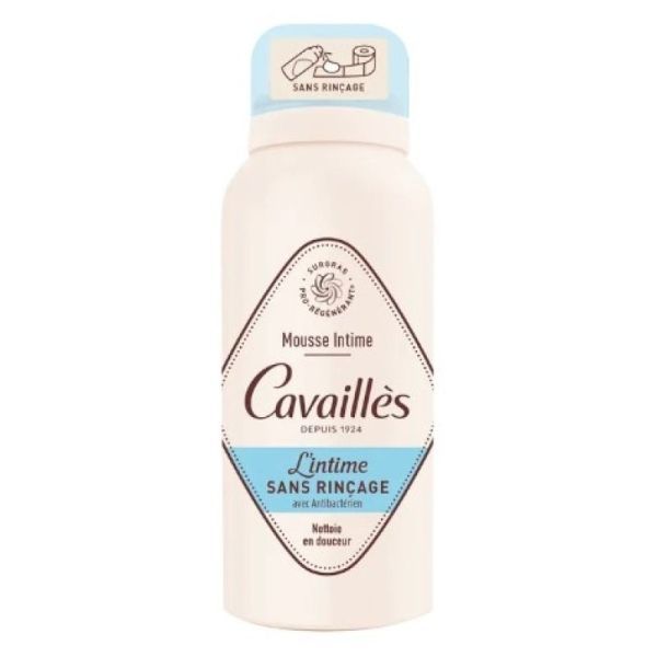 Cavailles mousse intime sans rinçage ANTIBACTERIEN 100ml