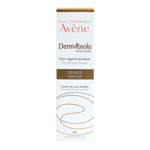 Eau Thermale Avène - DermAbsolu - YEUX Soin regard jeunesse revitalisant Pôches et cernes anti-âge