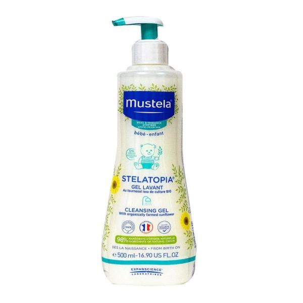 Mustela Stelatopia Gel Lav 500Ml