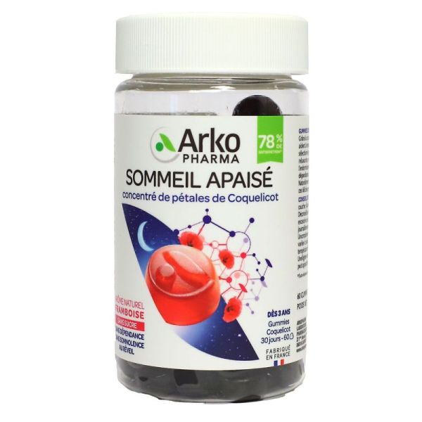 Arkogelules Sommeil Apaise Gummies 60