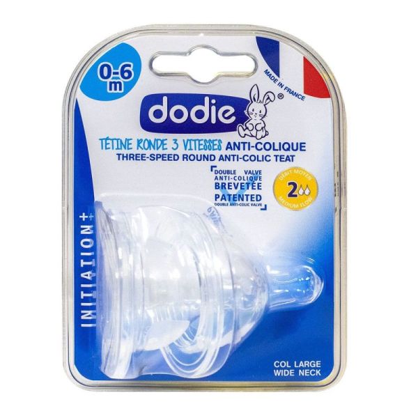 Dodie Tetine 2 Init A/Col 0-6M Silicone