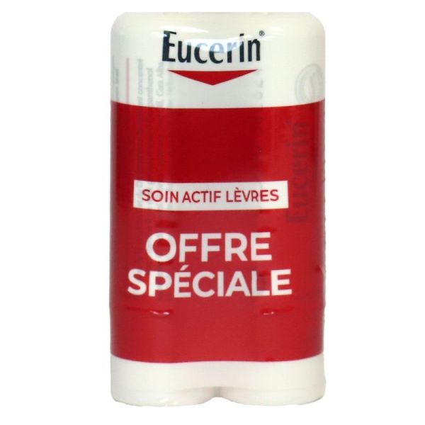 Eucerin soin actif lèvres SPF20 (stick)